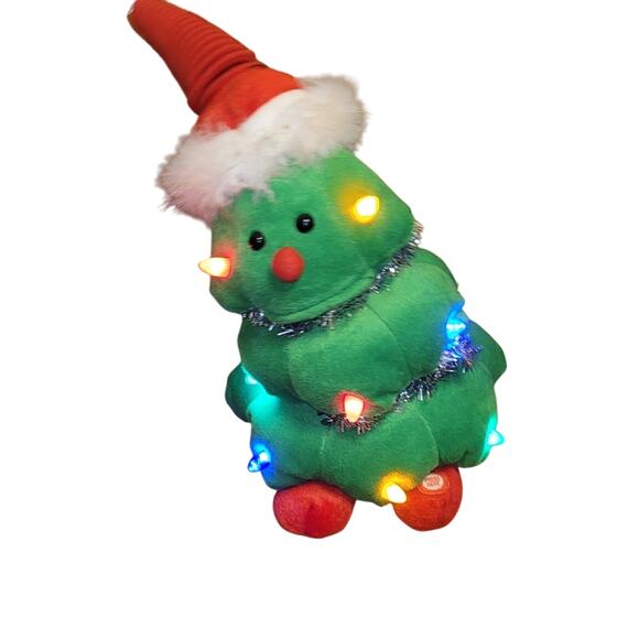 Dept 56 Animatronic Christmas Tree Singing Rockin Around The Christmas Tree - Picture 1 of 6
